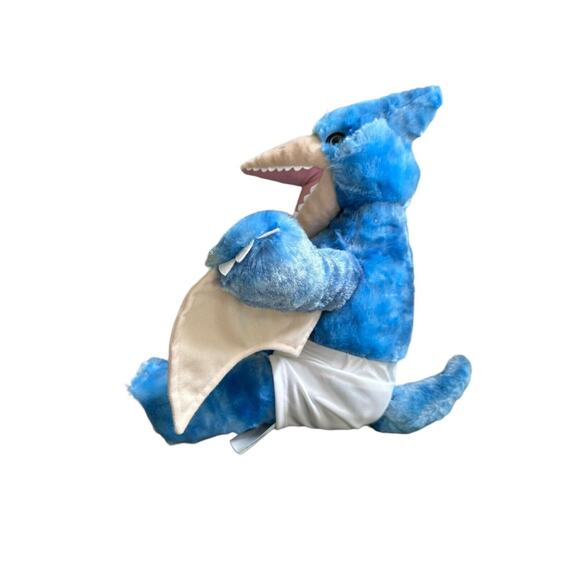 Build a Bear Blue Pterodactyl 18" Plush Flying Dinosaur Blue BAB Dinosauria - Picture 4 of 8